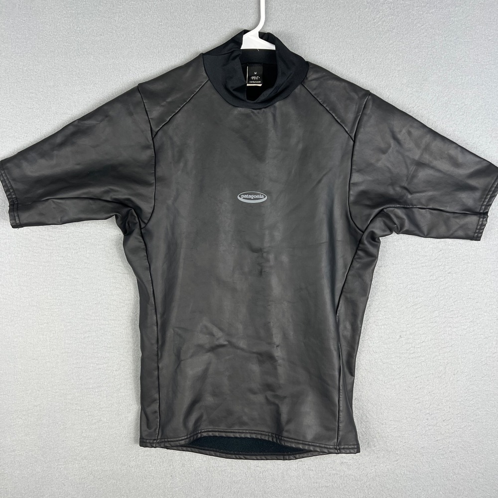 VTG Patagonia Water Heater Top Size M Surf Paddle Rash Guard Fleece Lined 90s‎